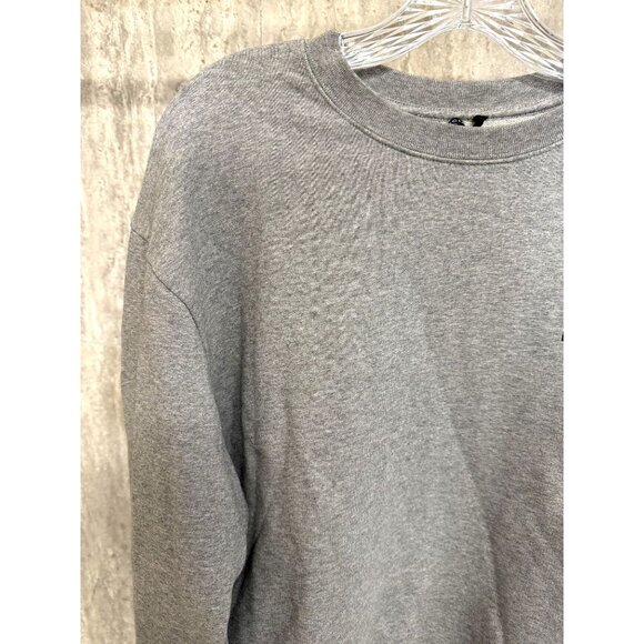 Balenciaga Gray Crewneck Sweatshirt M Unisex Cotton Casual Luxe - Picture 6 of 8